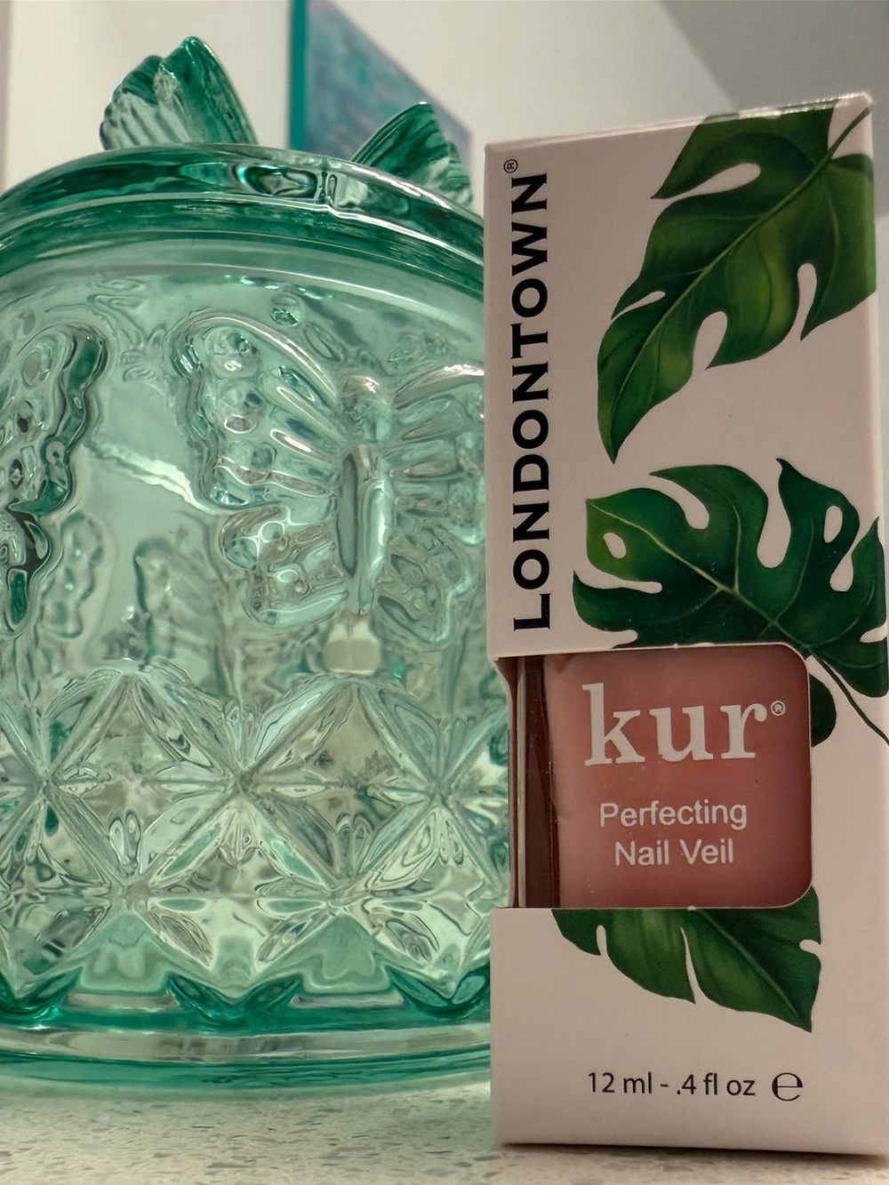 Londontown kur Perfecting Nail Veil - Dusty Rose shade 7